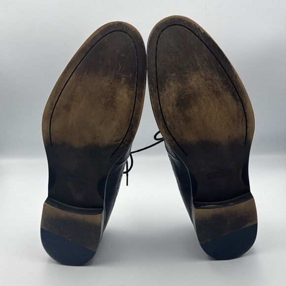 Johnston & Murphy Men's 20-2231 Conard E16 Black Wing Tip Oxford‎ Size 12 M - Picture 11 of 14